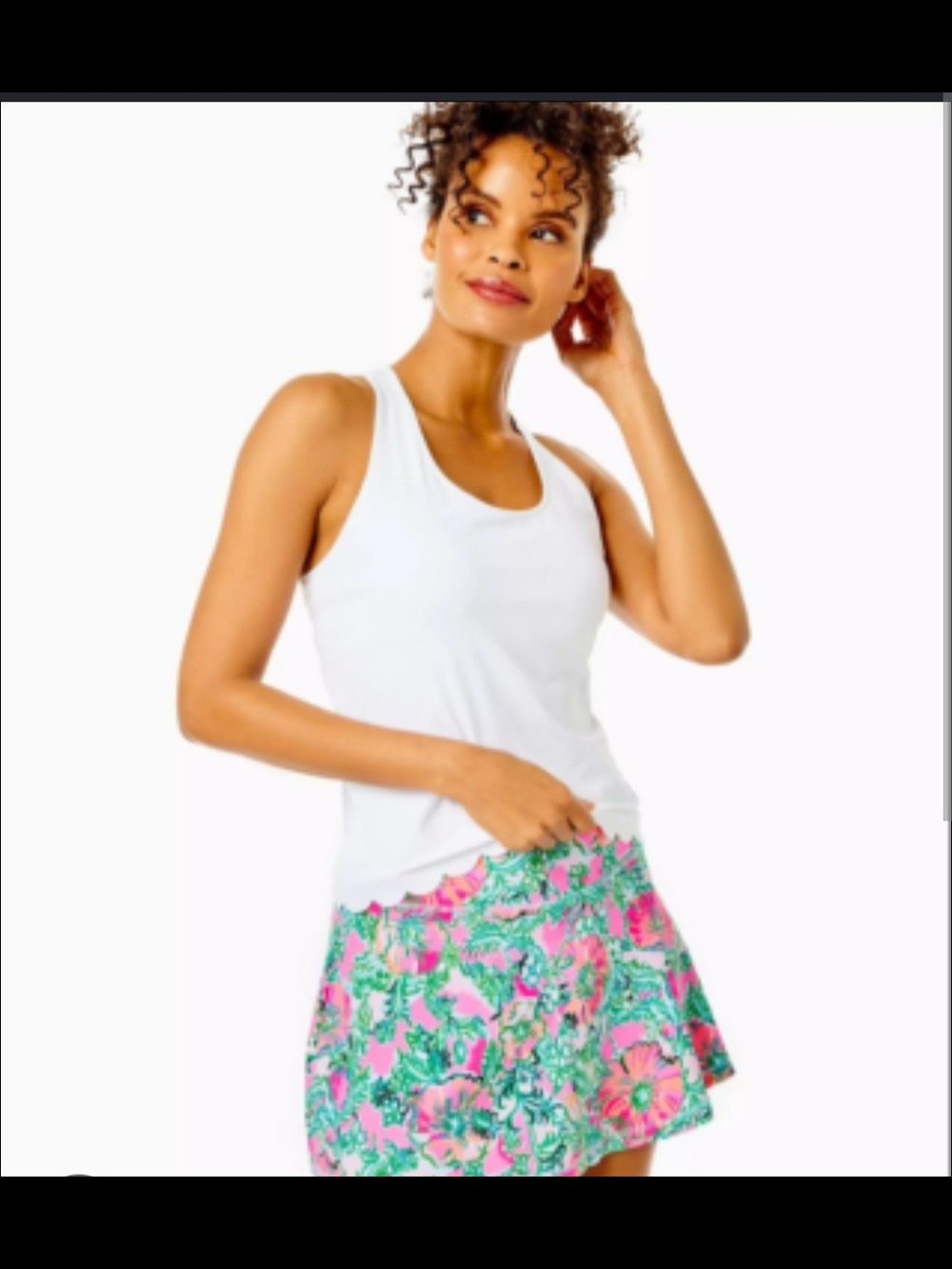 Lilly Pulitzer Multicolor Pastel Floral Mini Skirt - Pink, Aqua, Blue - Picture 4 of 4